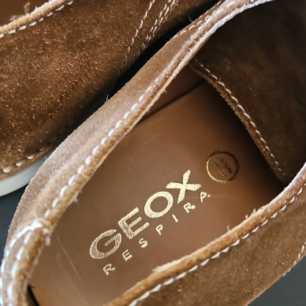 Goex Mens Suede Lace Up Shoes, Size 42 1/2 (US 9 1/2)